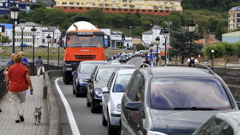 Tr�fico en Viveiro