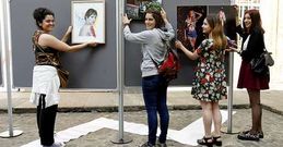 Los alumnos del ciclo superior de Fotograf�a de Mestre Mateo expusieron sus trabajos. 