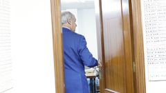 Jos Tom, tras anunciar este mircoles que dimite de su cargo como presidente de la Deputacin de Lugo.