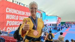 La taekwondista Beatriz Queiro.