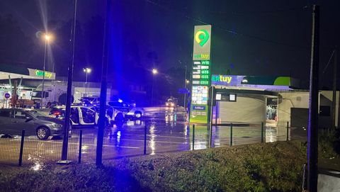 Atraco a punta de pistola en una gasolinera en Tui