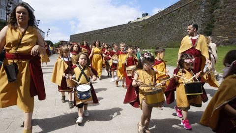 El desfile escolar del Arde Lucus