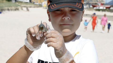 Voz natura, Actividade Voz Natura con CEIP Santa Irene + CEIP Campanario. Limpeza  Playa de Suigrexa (Porto do Son)