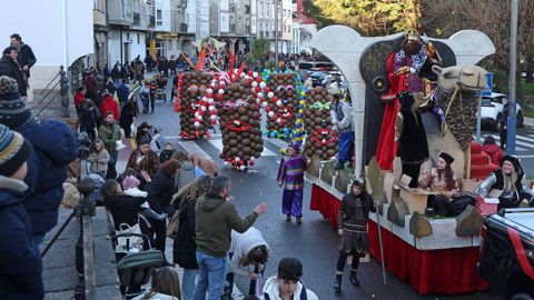 Cabalgata de Reyes en A Pobra.