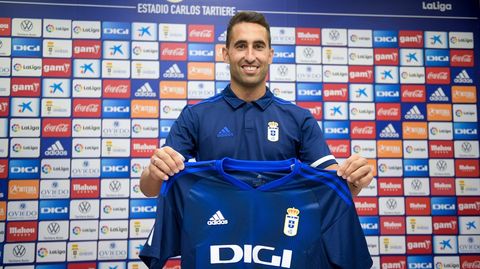 �ngel Montoro, en su presentaci�n en el Carlos Tartiere