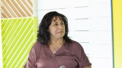 Mar�a Rei Vilas, en la Praza dos Libros de Carballo