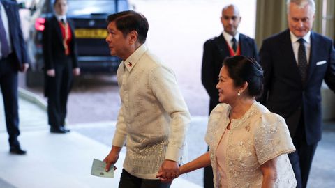 El presidente de Filipinas, Ferdinand Marcos Jr. y Louise Araneta-Marcos