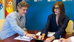 Reuni�n del alcalde de Ortigueira y la presidenta de Portos de Galicia, este lunes en Santiago