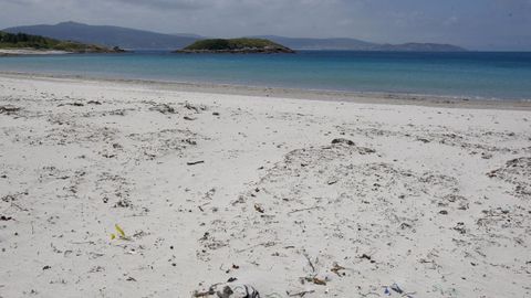 Playa de A Ermida, en Ponteceso