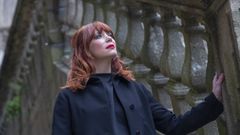 Paula Bonet, hace unos d�as en Santiago