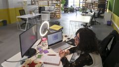 La zona de trabajo compartido de 156 Coworking.