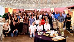 Antiguos alumnos de Santa Mar&iacute;a del Mar se reencontraron en el Hotel Finisterre