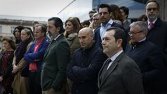 Jueces y fiscales protagonizaron paros de una hora en varios puntos de Galicia para reivindicar mejoras laborales