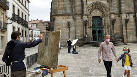 Concurso de pintura al aire libre en Noia 2021