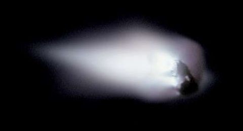 El cometa Halley fotografiado por Giotto en 1986. �ESA 