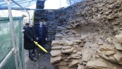 �ngel Miramontes y Javier Arias visitaron las obras de la Muralla este lunes
