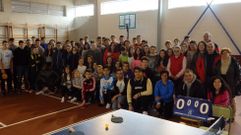 Jugadores de Cervantes, Navia de Suarna y Becerre� compitieron el jueves en el IES de Becerre�,
