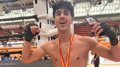 Adam Didan tras ganar la medalla de oro en Alcobendas