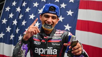 Jorge Mart�n tras la carrera esprint durante el Gran Premio de Estados Unidos.