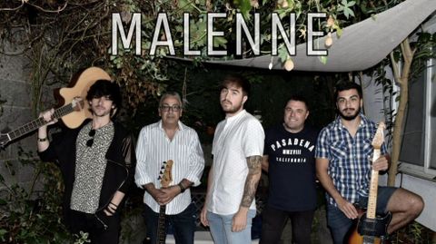 El grupo Malenne actuar el viernes por la noche en las fiestas de Rosende (Sober)