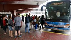 Vuelve la normalidad a la Estacion de autobuses de A Coru�a