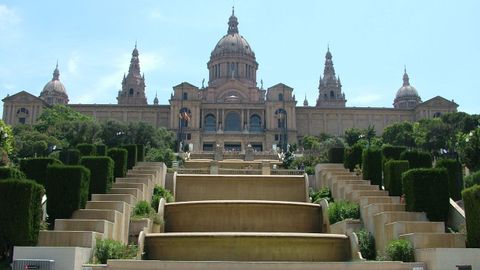 El Museo Nacional de Arte de Cataluña en Montjuic