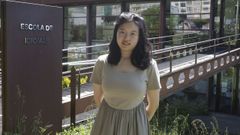 Zhang Xinyue es auxiliar de conversaci�n en la Escuela de Idiomas de Lugo e imparte extraescolares en tres colegios de la ciudad gracias a un programa pionero del centro.