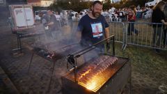 Churrascada en el barrio de Pedralonga en fiestas anteriores