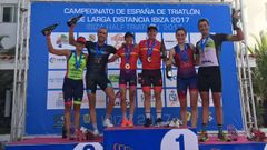 Pablo Dapena campe�n de Espa�a de triatl�n de larga distancia