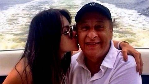 Del Nero y Katherine Fontenele