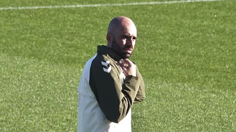 Claudio Giráldez asegura que el vestuario del Celta no está intranquilo por el hecho de que se resista la primera victoria en casa.