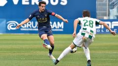Rafael de Vicente, en un partido con el UCAM
