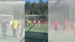 Tangana entre padres y jugadores cadetes en un partido de la Vigo Cup