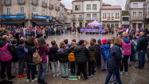 Manifestaci�n por el 25N de Xinzo de Limia. 