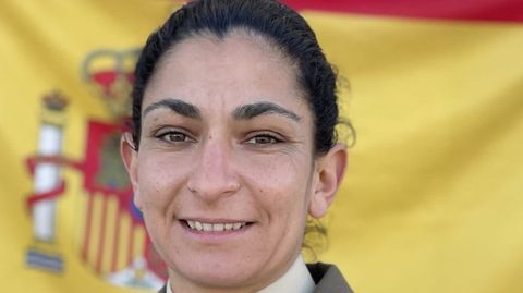 La sargento de Artiller�a D�bora Grau, fallecida en unas maniobras militares