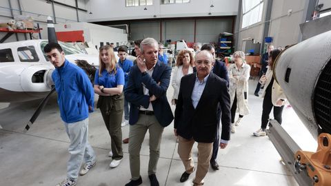 Rueda visit� las instalaciones del centro, de la mano del director Joaqu�n Exp�sito