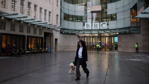 Imagen de la fachada de la BBC en Londres