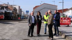 Cargos da Deputacin e o Concello visitaron onte as obras
