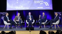 Rueda y Barb�n analizan los desaf�os de Galicia y Asturias en los Encuentros en el Eo