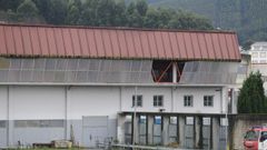 Estado del pabell�n municipal de Viveiro.