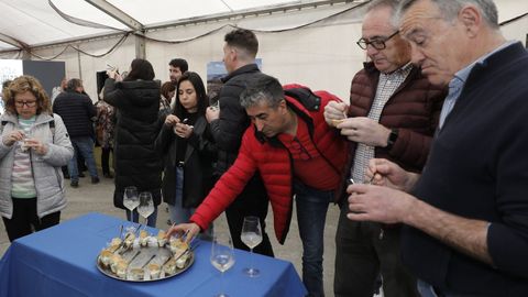 Degustaciones bajo carpa en la Praza dos Campos (archivo)