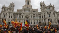 Manifestaci�n convocada por Vox contra la subida de los precios de la luz, la gasolina y los suministros b�sicos