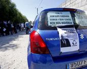 La caravana sali� de la sede de Urbaser y recorri� Lugo. 