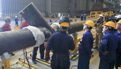 Navantia Fene se estren� el pasado mes de julio en la construcci�n de componentes para el sector de la e�lica marina. 