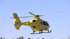 Foto de archivo del helic�ptero de emergencias