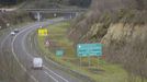 Tramo de la carretera de Nadela a Sarria an sin desdoblar en autova