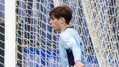 El jugador juvenil del Celta Mateo Sobral.