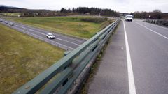 Habr mejoras en el Cinturn Comarcal de Lugo a su paso por O Corgo, en la imagen pasando por encima del corredor de Nadela-Sarria