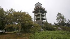 La torre del mirador de Cotorredondo, en el concello de Vilaboa