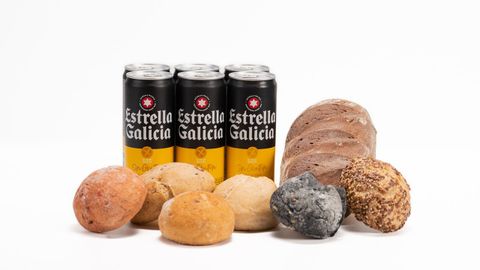 Cerveza sin gluten de Estrella Galicia con pan para celacos de Leon The Baker